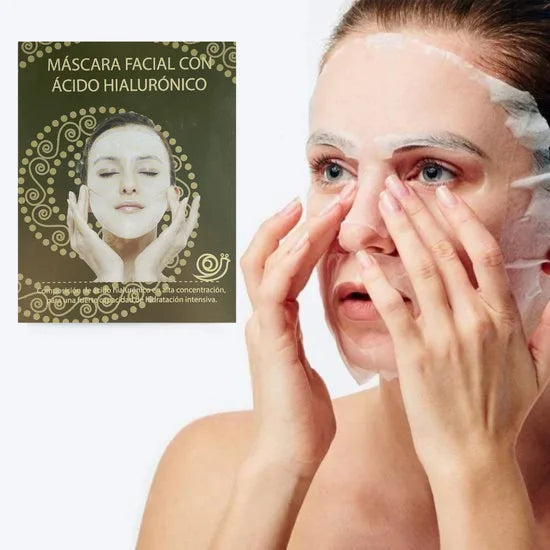 Mascarilla Facial Acido Hialuronico - Caja 10 Uni