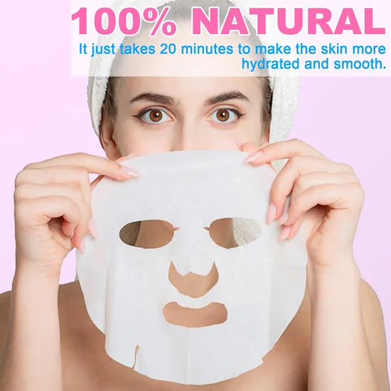 Mascarilla Facial Acido Hialuronico - Caja 10 Uni