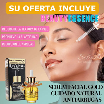 BeautyEssence - Pack Serum Antiarrugas + 10 mascarillas colágeno